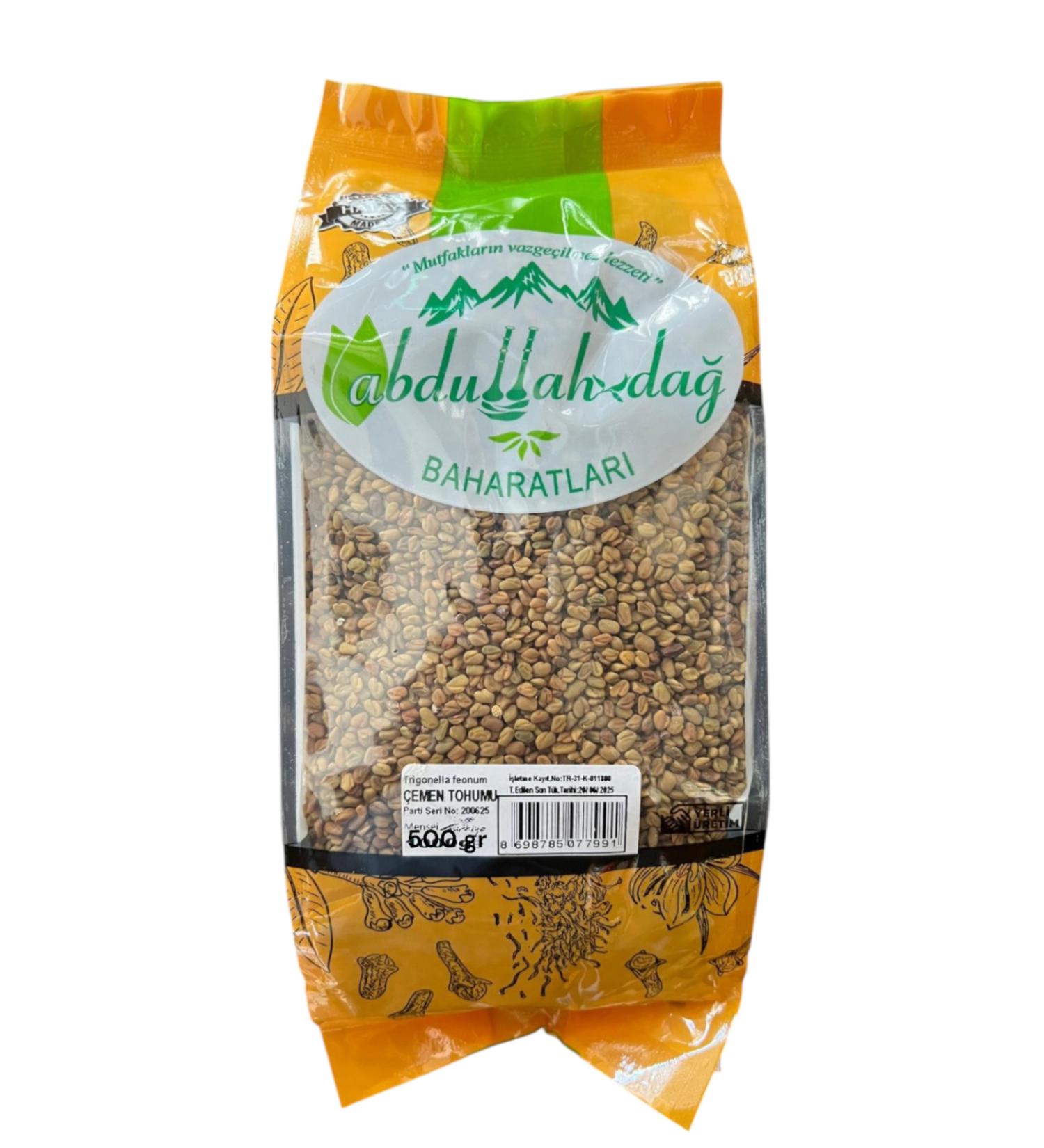 ABDULLAH DA Hatay Local Fenugreek Seed Grain Size Herb 500 gr - 1/2 kg