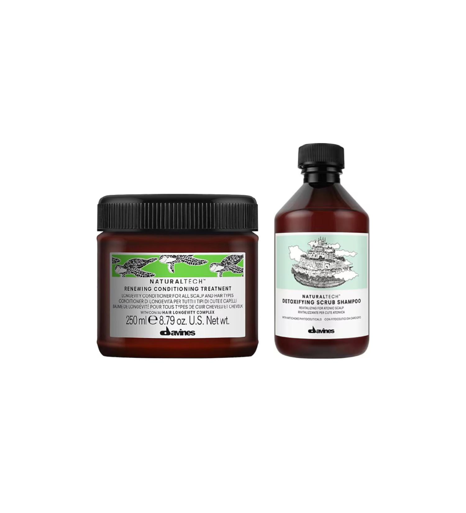 Davines Detoxifying Revitalizing and Detoxifying Care Series for Scalp That Has Lost Its Vitality