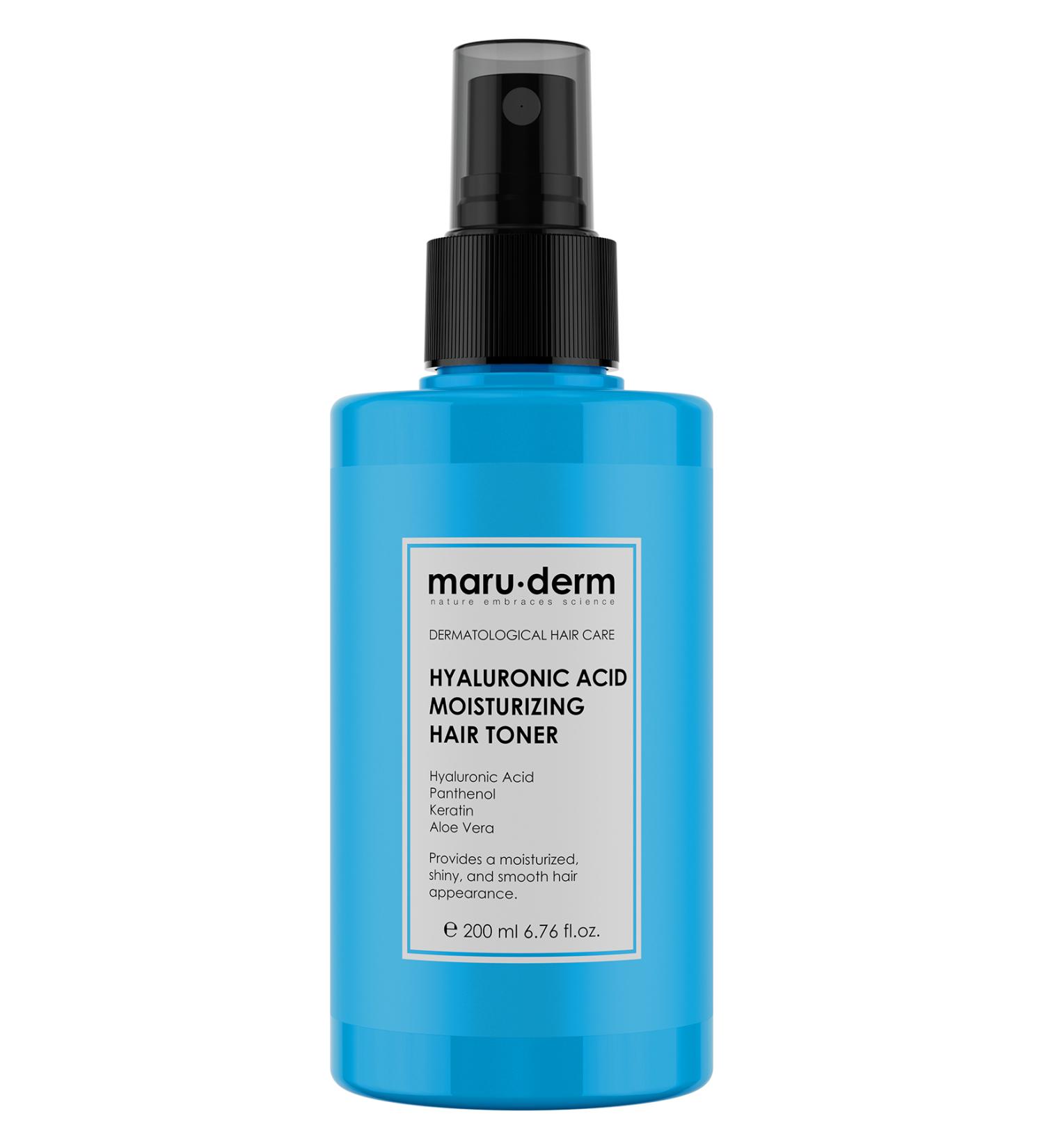 Maru.Derm Maruderm Hyaluronic Acid Moisturizing Hair Care Tonic 200 ML | All Hair Types | Vegan - Buy Online on GoSupps.com