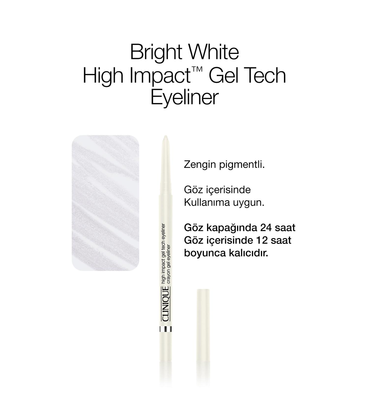 Clinique High Impact Gel Tech Eyeliner - Bright White - Buy Online on GoSupps.com