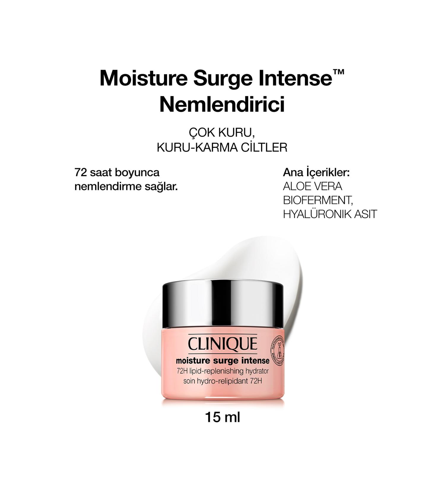 Clinique Moisture Surge Intense 72 Hour Moisturizer with Moisture Protection Technology 15 ml 192333042786 79628 - Buy Online on GoSupps.com