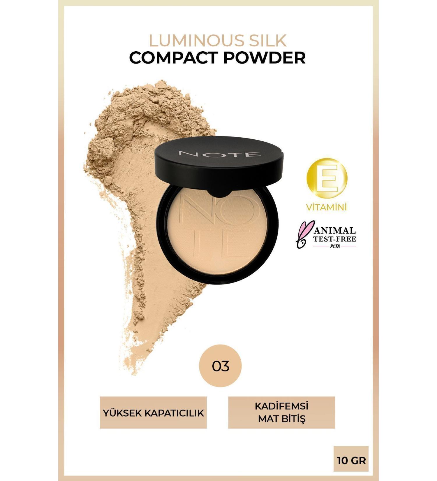 Note Cosmetics Makeup Balancing Long-Lasting Matte Finish Loose Powder- 03 Medium Beige Passi-266