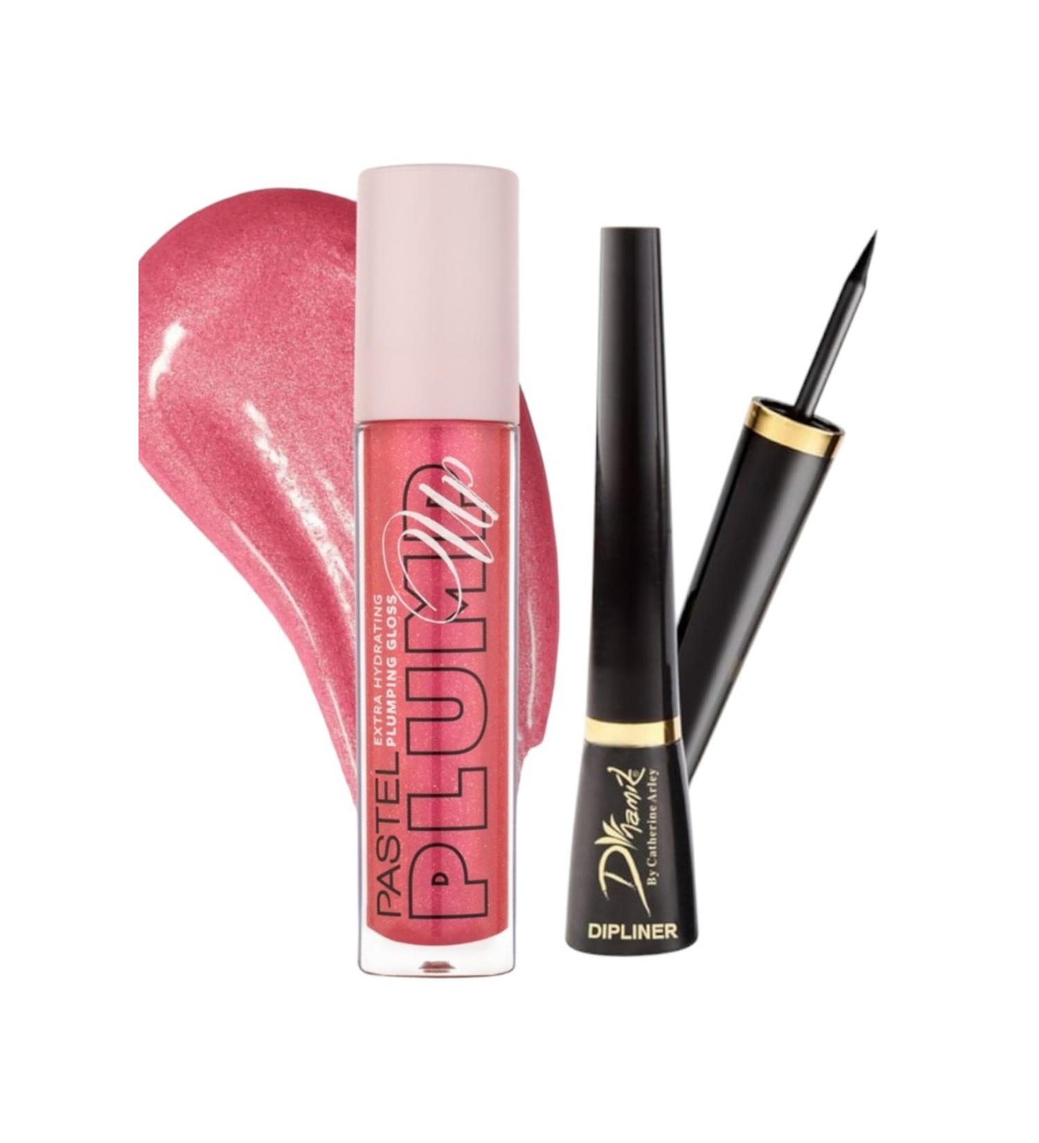 Pastel Plump Up 206 Chic Hydrating Plumping Lip Gloss + Catherine Arley Dipliner Black
