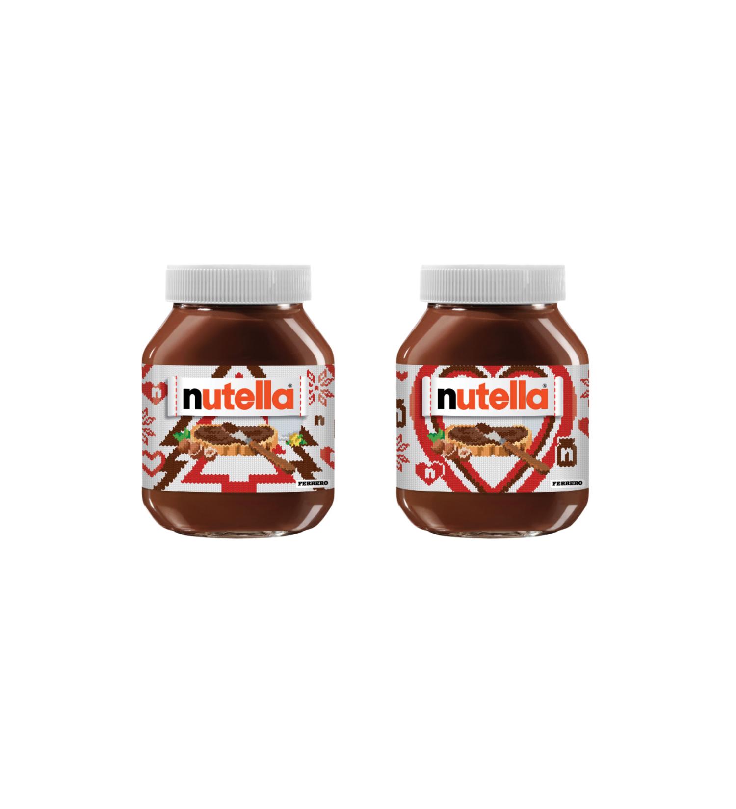 Nutella Hazelnut Cream 1000 GR Set of 2