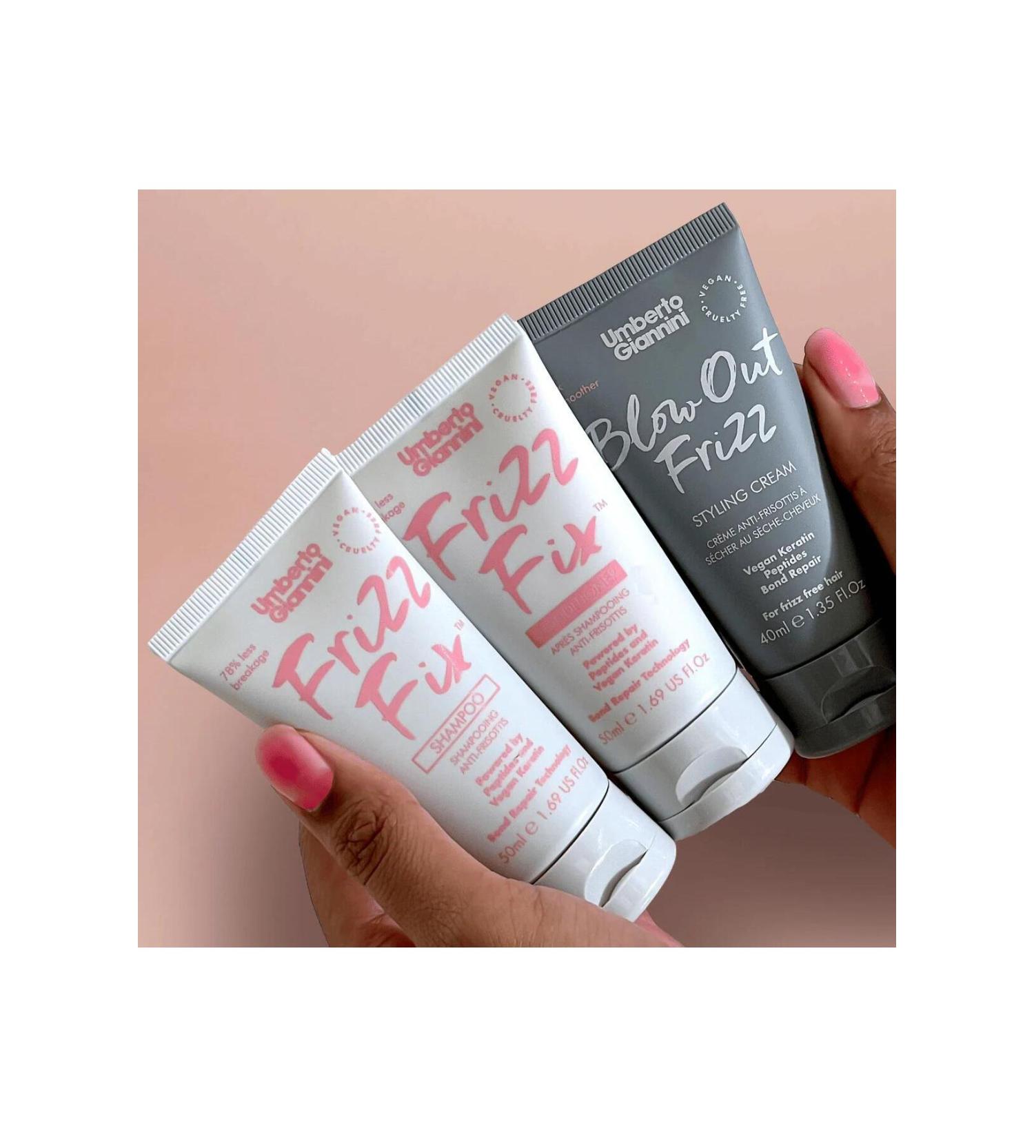 Umberto Giannini The Frizz Fix Shampoo Conditioner and Styling Cream Starter Kit