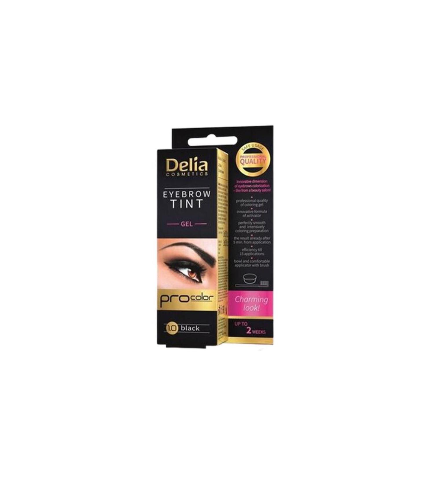 Cameleo Delia Eyebrow Dye Gel Black 15 ml