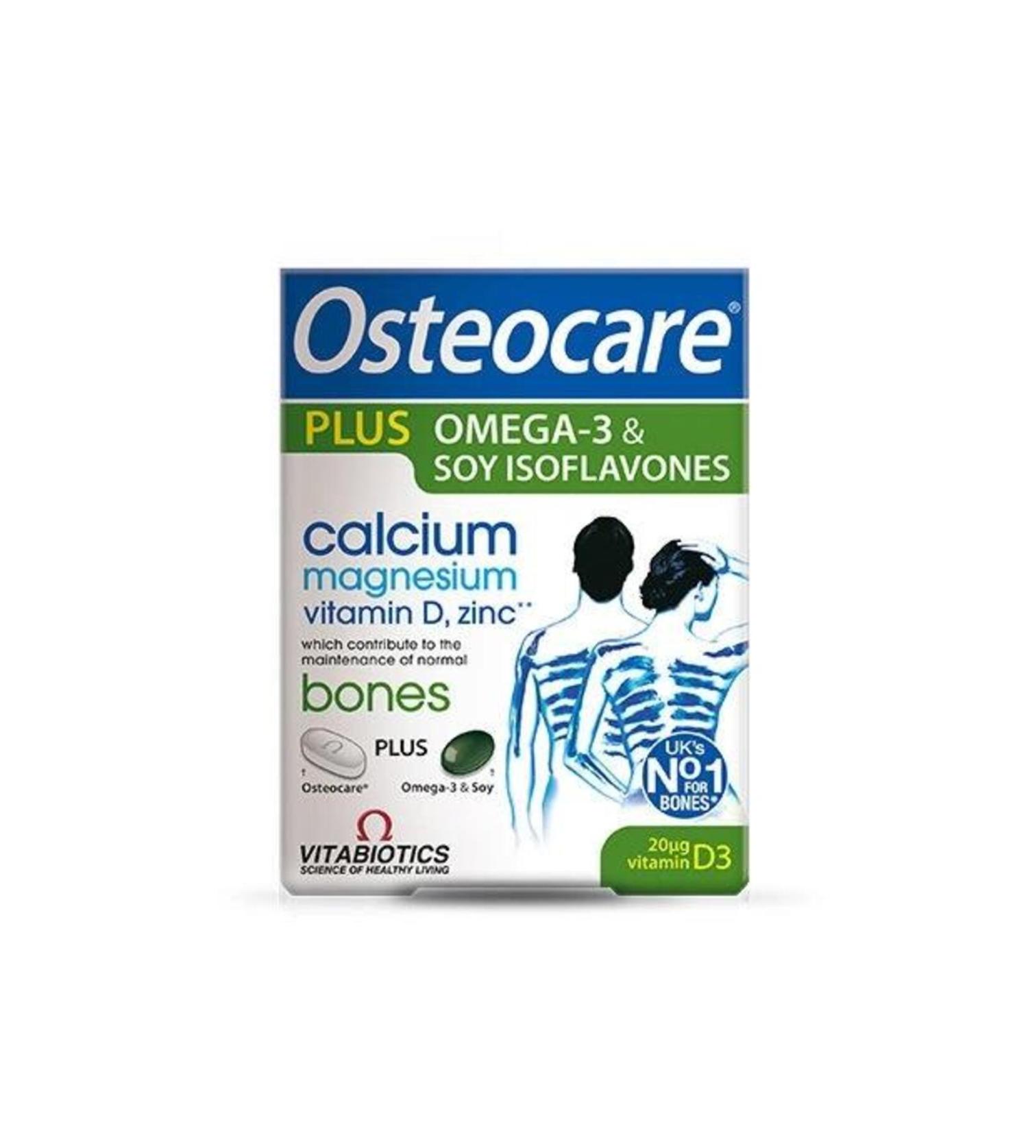 Vitabiotics Osteocare Plus Omega 3 Multivitamin 56 Tablets + 28 Capsules