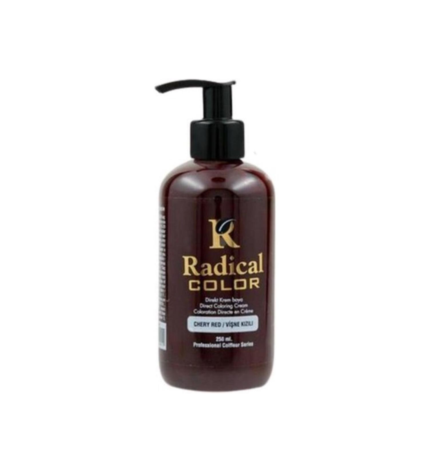 Radical Color Water Based Hair Dye 250 ml Cherry Red