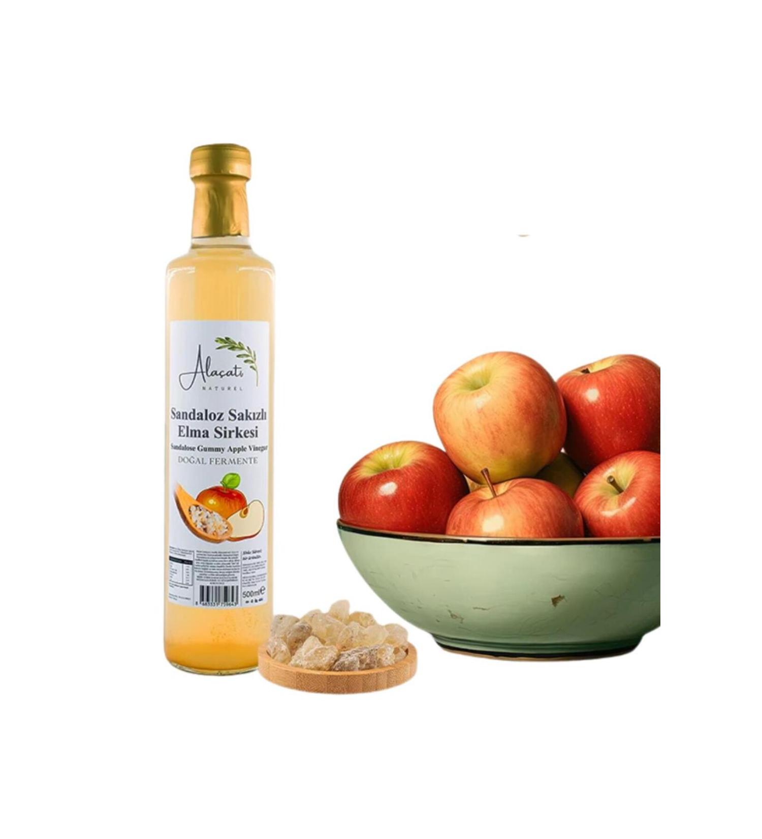 Ala at Natural Ala at Natural Sandaloz Gum Apple Cider Vinegar Natural Fermented 500 ml e
