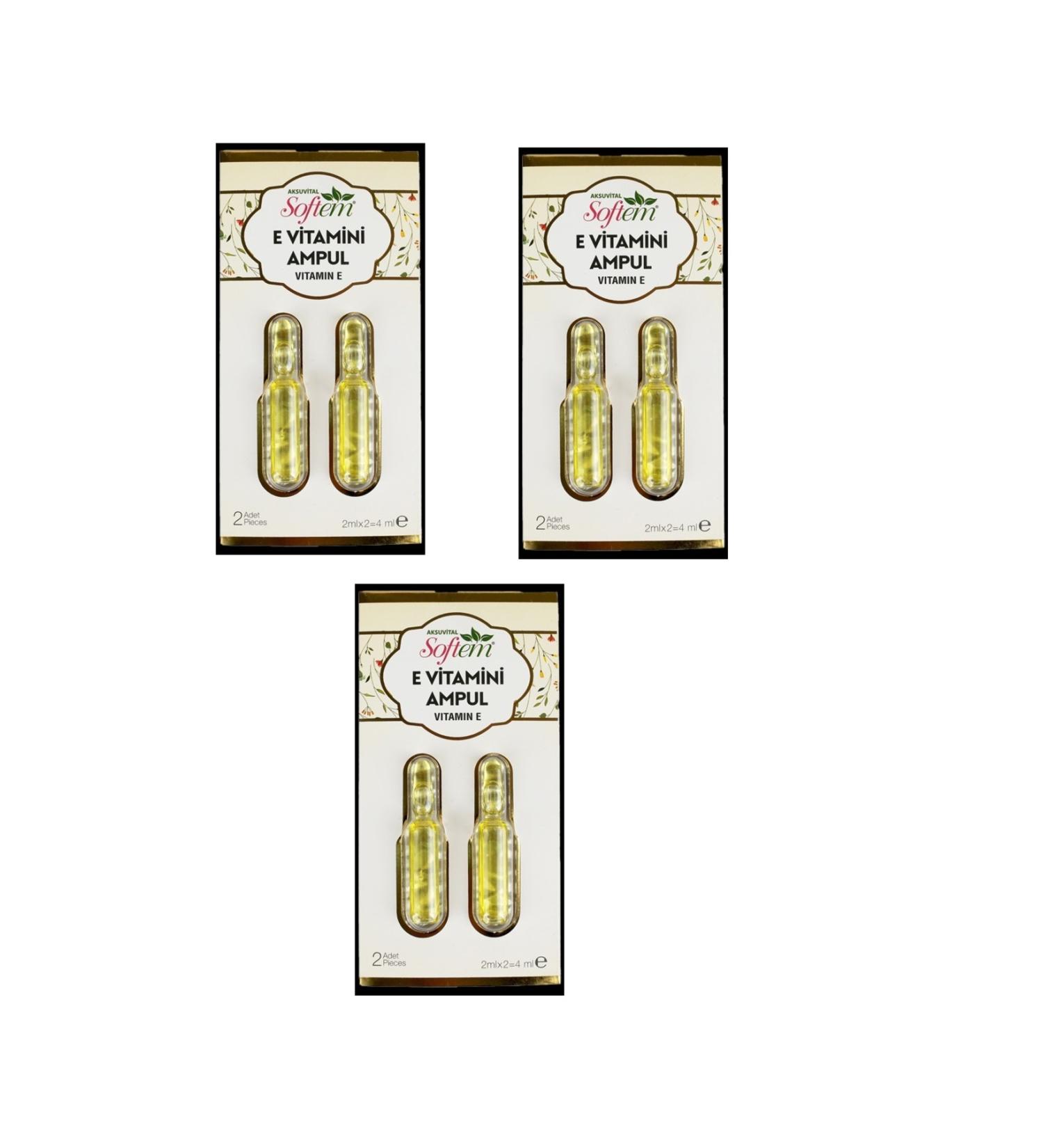 Softem Natural Coconut Oil + Vitamin E Skin Care Capsule 3 PCS