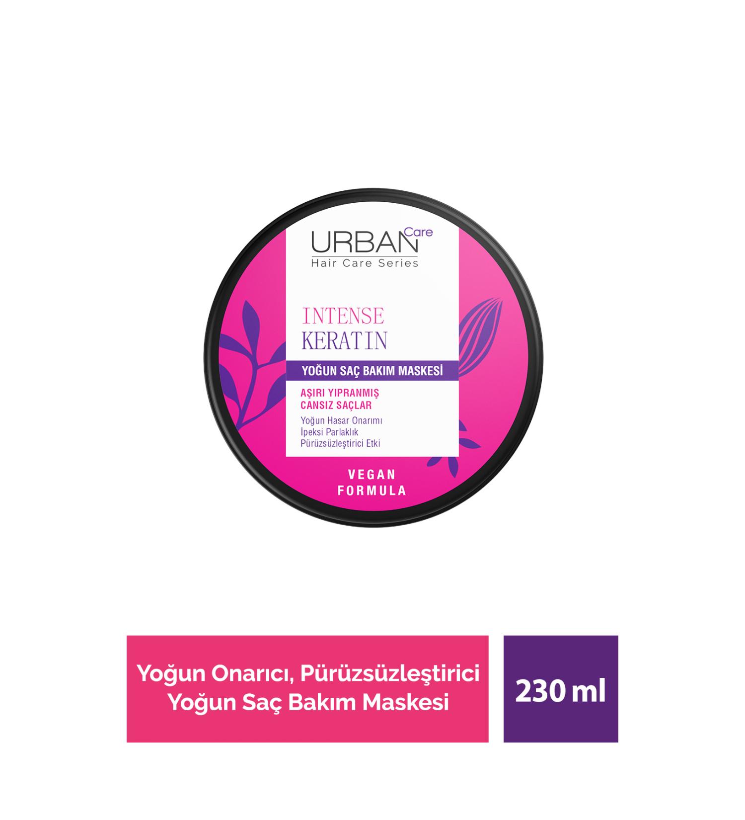 Urban Care Hair Care Mask 230 Ml-vegan Intense Keratin S Special For Excessively Worn Hair.BEAUTIFUL YY8