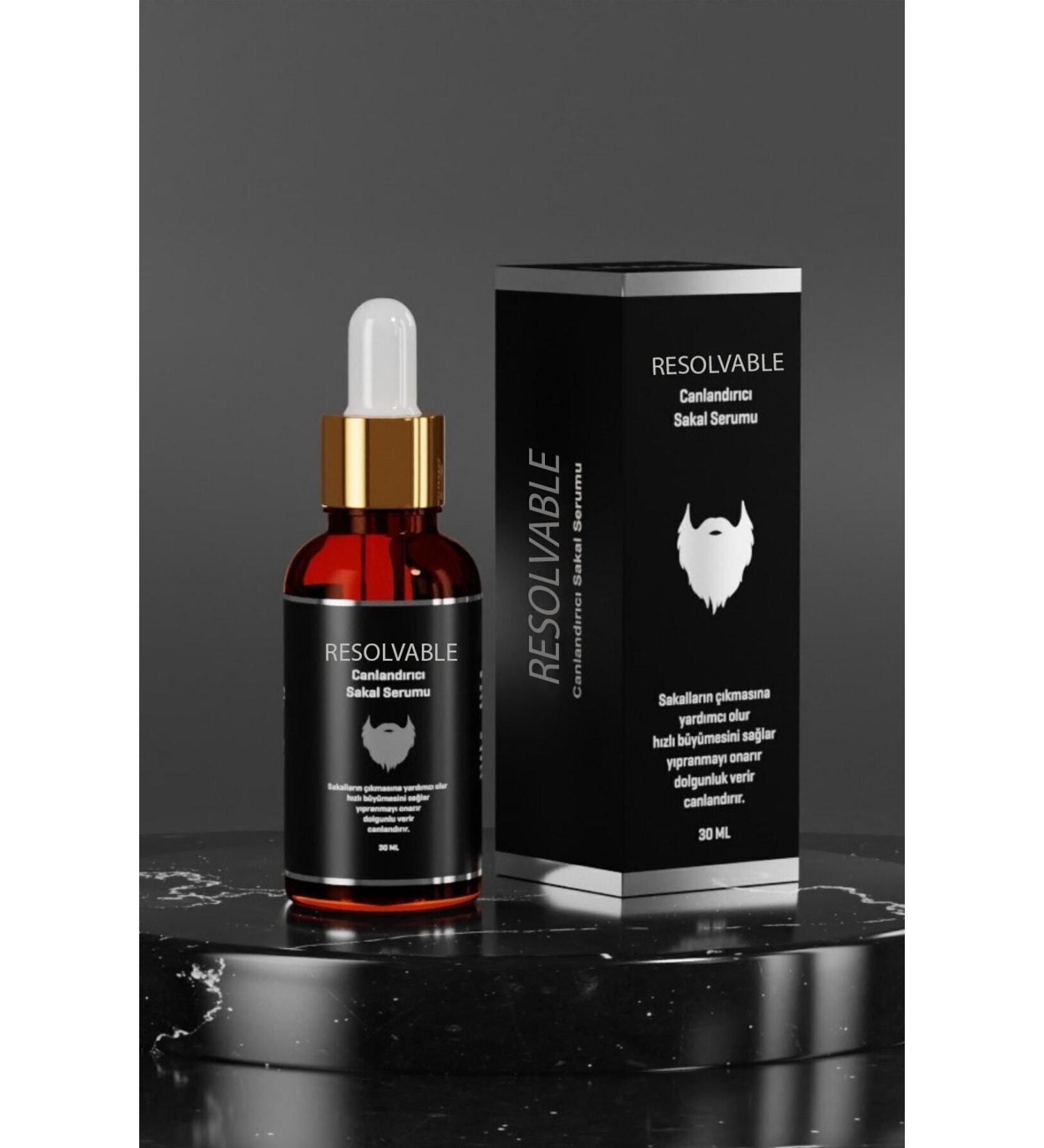 Resolvable Cosmetics Supports New Beard Formation for Sparse Beard and Beardlessness Problem Beard & Moustache Serum - Buy Online on GoSupps.com