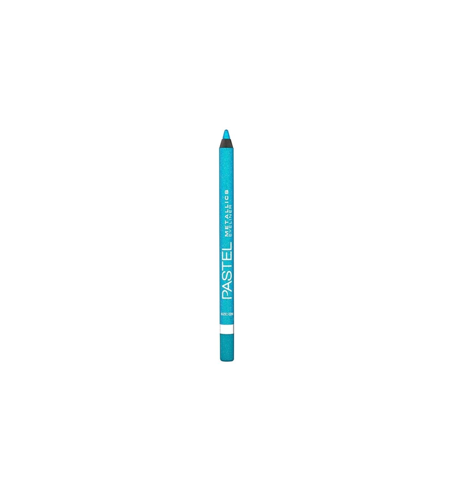 Pastel Metallic Waterproof Eye Pencil No: 328 - Blue