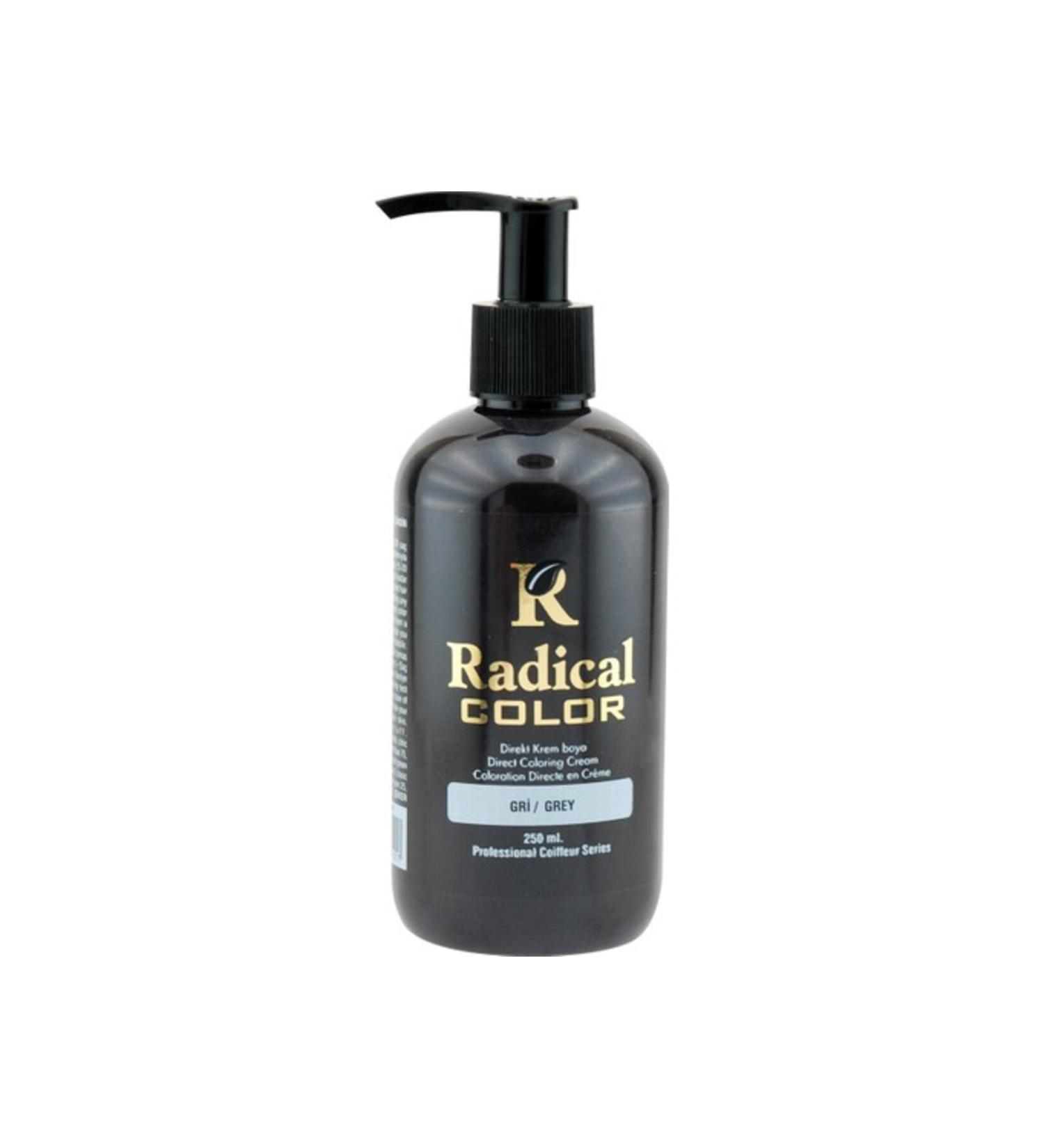 Radical Color Water Based Hair Dye Gray 250 ml