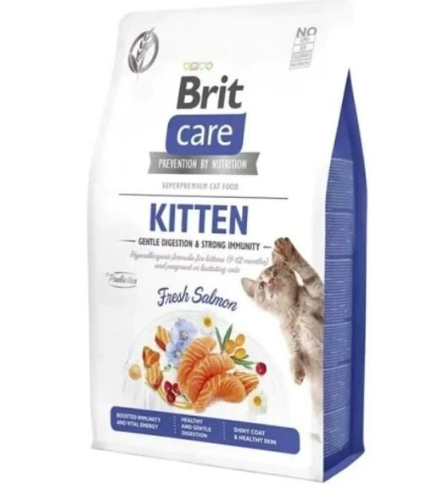 Brit Care Kitten Salmon Grain-Free Kitten Cat Food 7 KG
