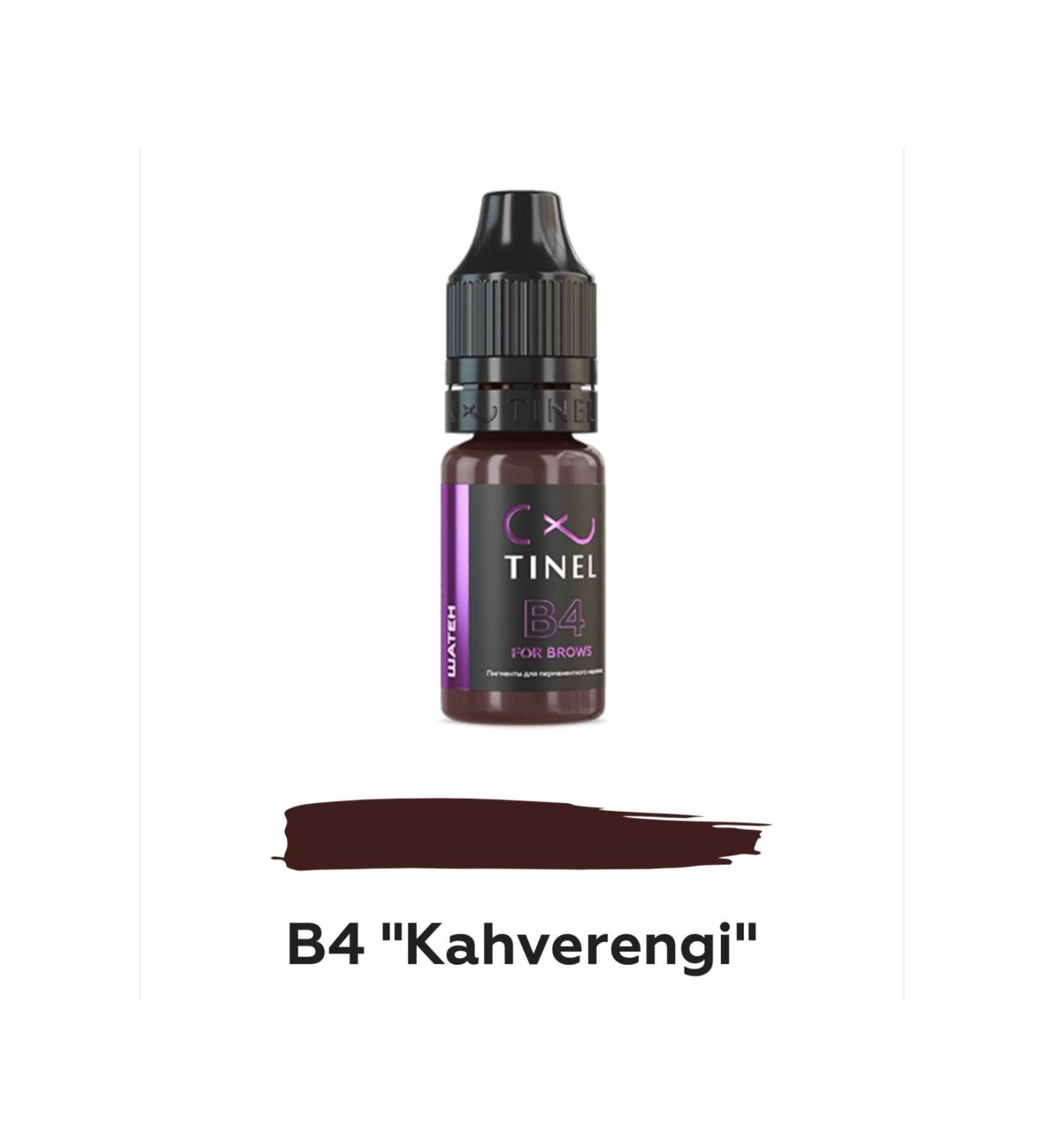 Tinel Permanent Eyebrow Pigment B4 Brown 10ml Hybrid