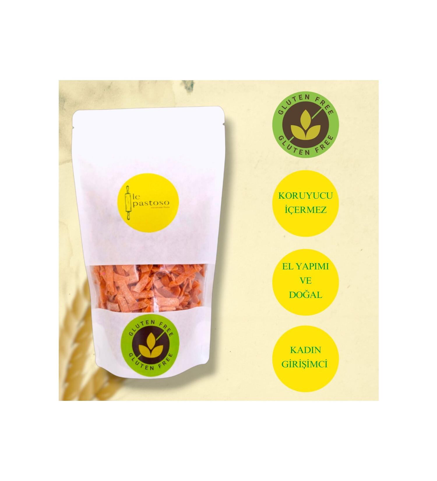 le pastoso 300 gr. Handmade Gluten-free Red Lentil Flour Noodles