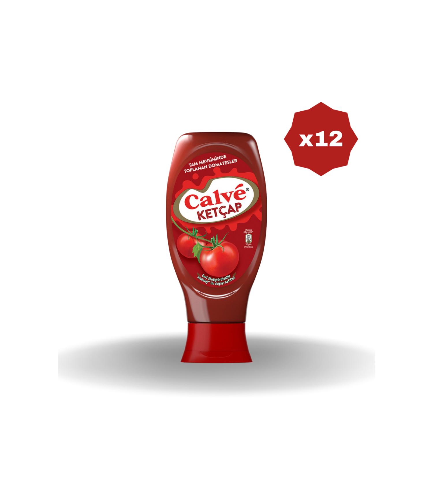 Calve NON-SPICY KETCHUP 400 GR - (12 PIECES)