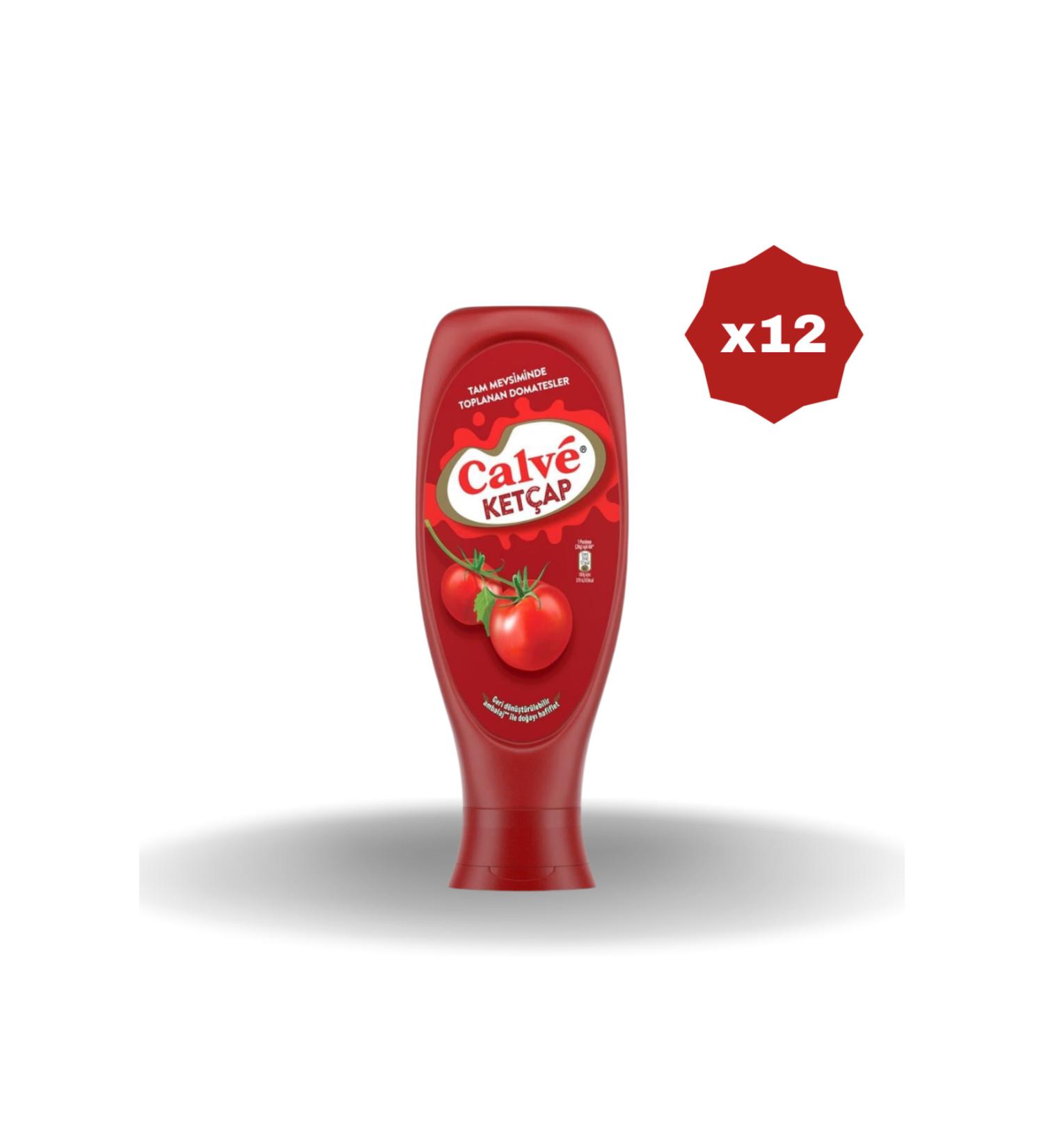Calve KETCHUP 600 GR - (12 PIECES)