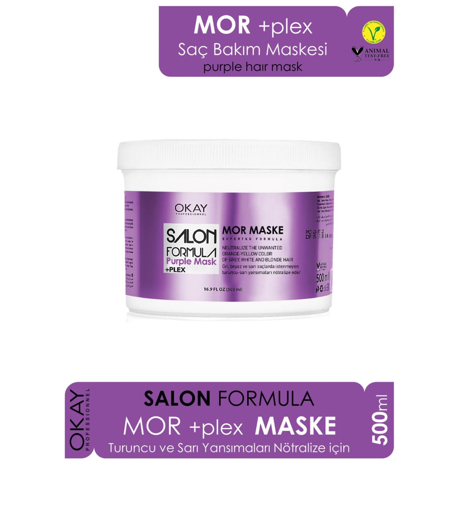 OKAYPROFESSIONNEL Salon Formula Purple Mask Plex 500 ml