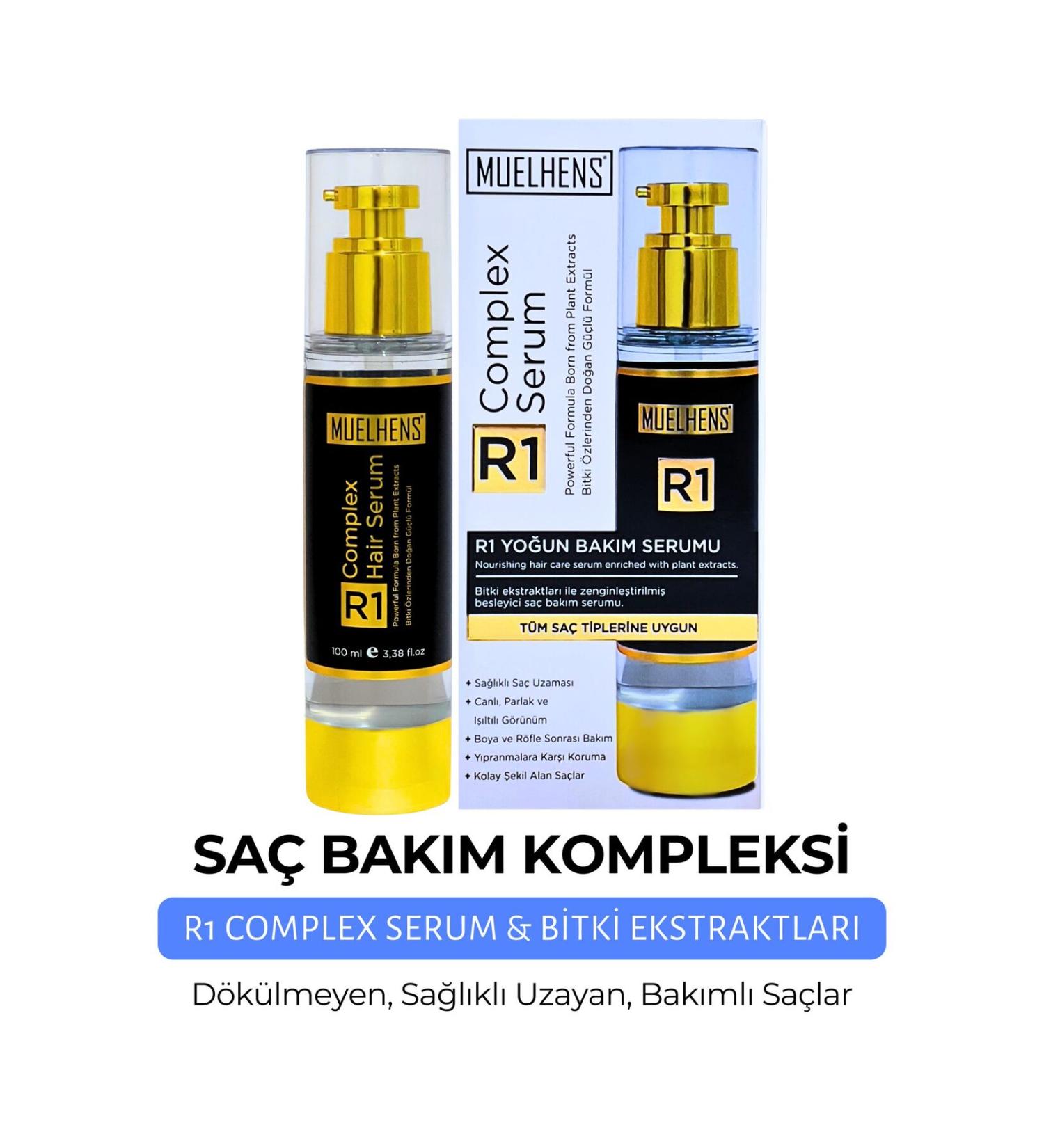 Muelhens R1 Herbal Hair Care Complex Serum 100 ml - COMPLEX SERUM - Buy Online on GoSupps.com