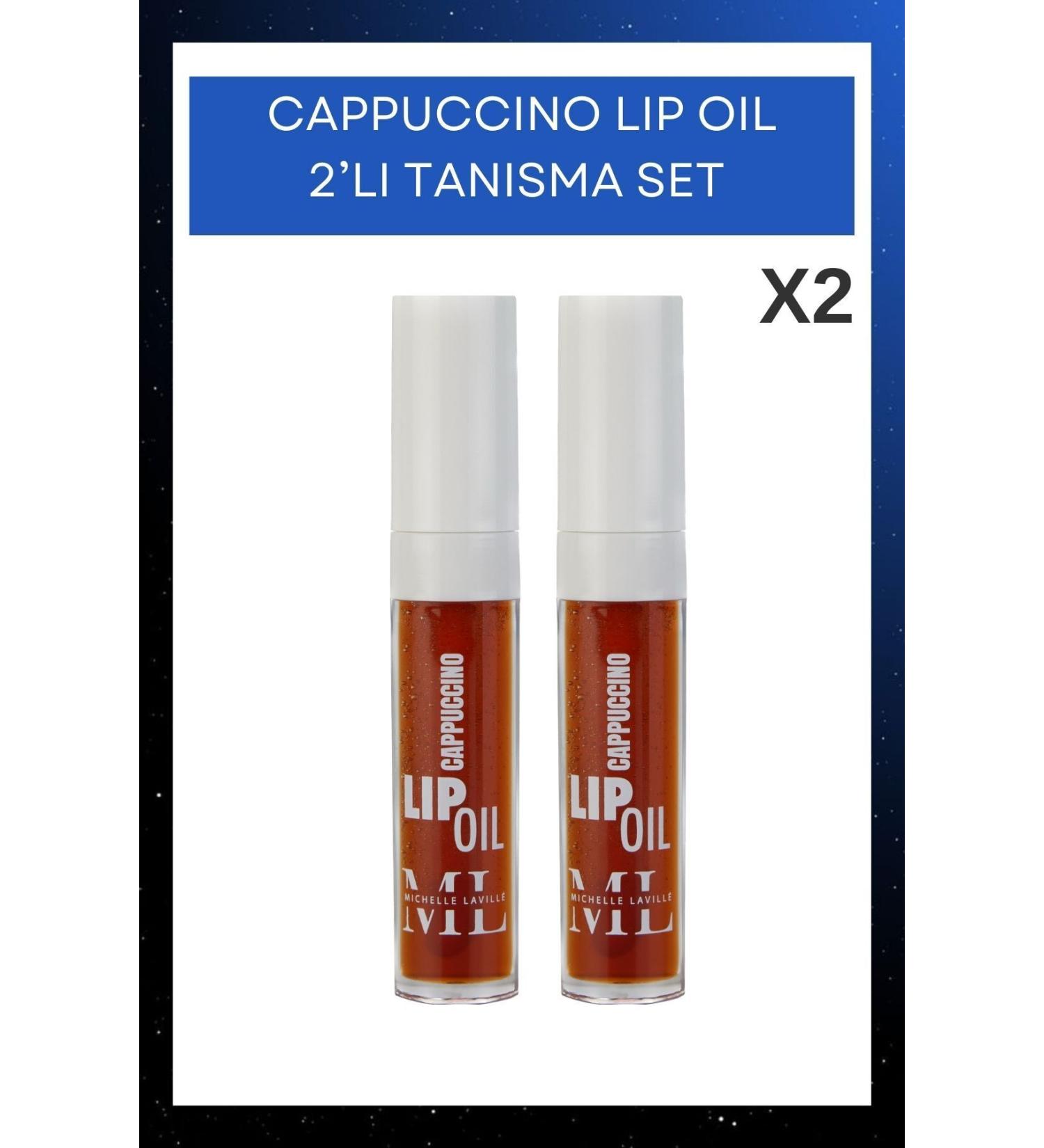 Michelle Laville Cappuccino Lip Oil 2-Piece Advantage Set 6ML | Natural Lip Oil | Intensive Moisture and Care - Buy Online on GoSupps.com