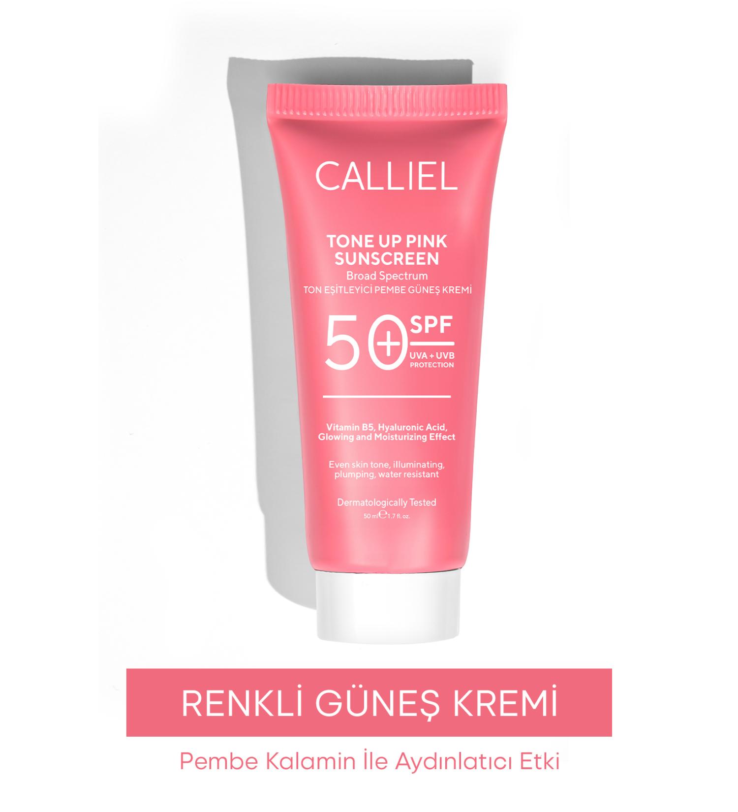 CALLIEL Tone Equalizer Brightening Spf 50+ Tinted Sun Cream Glutathione Hyaluronic Acid Effect 50 ml - Buy Online on GoSupps.com