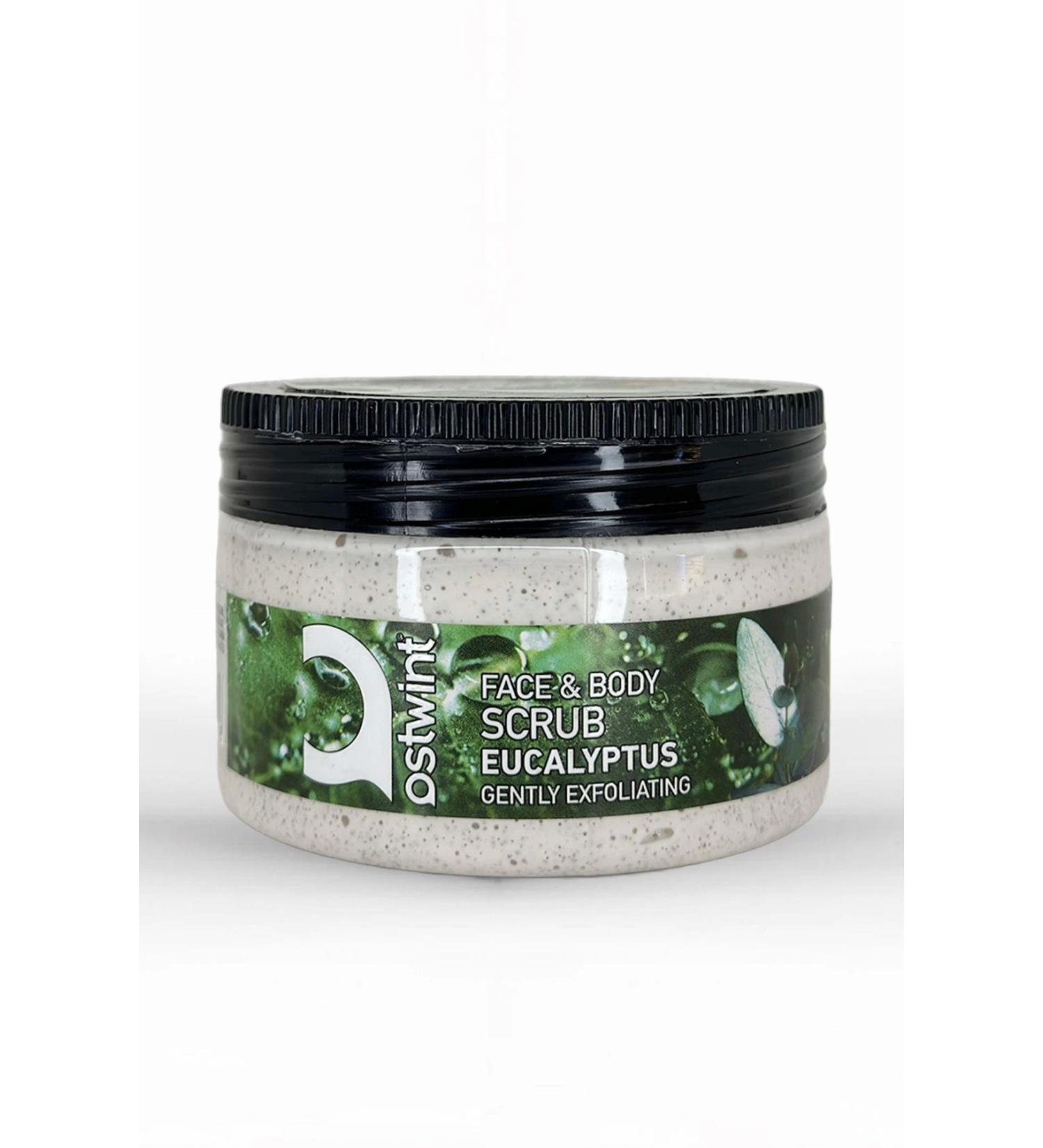 Ostwint Face and Body Peeling Scrub Eucalyptus 300ml Skin Cleanser Smoothing Circulation Accelerator - Buy Online on GoSupps.com