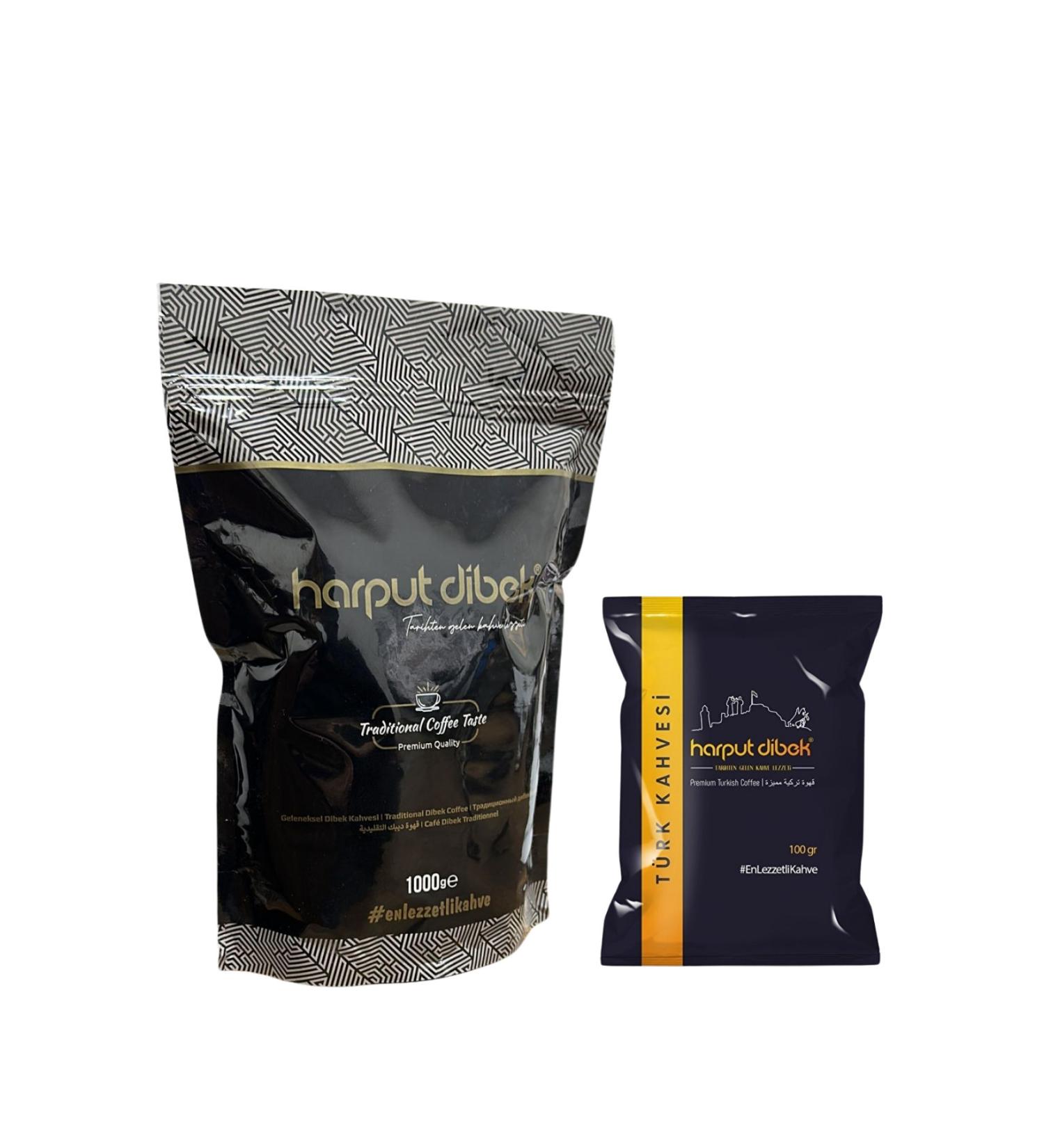 Harput Dibek 1000 gr 100 grams Turkish Coffee