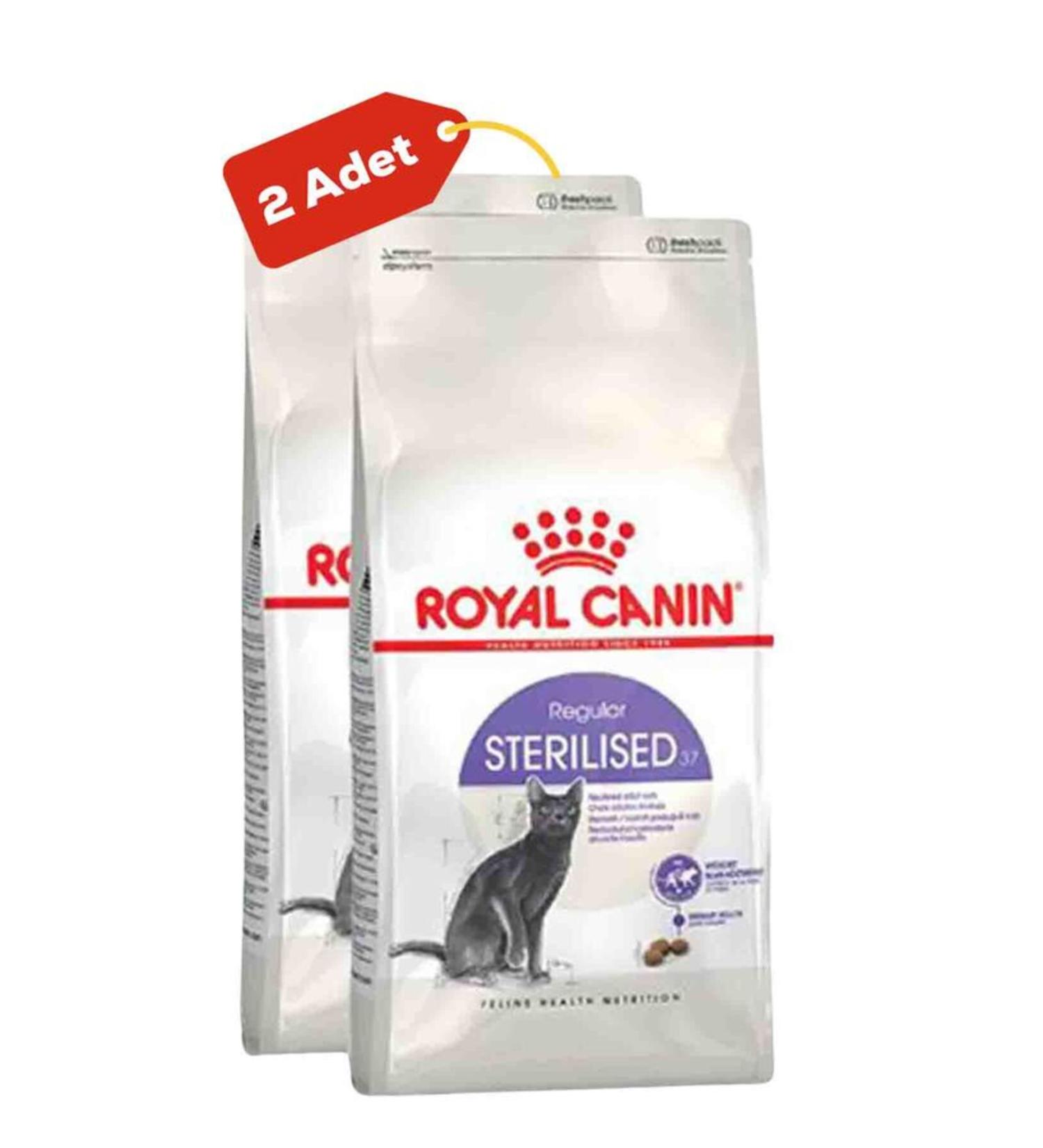 Royal Canin Sterilised 37 Sterilised Adult Cat Food 400gr + 400gr