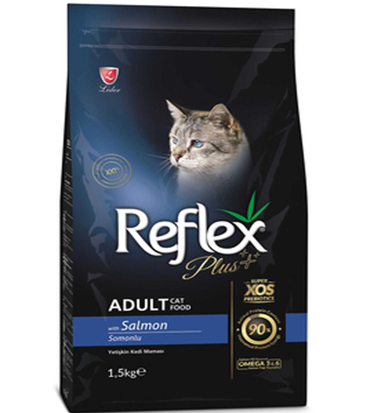 Reflex Plus Adult Cat Food with Salmon 1.5kg