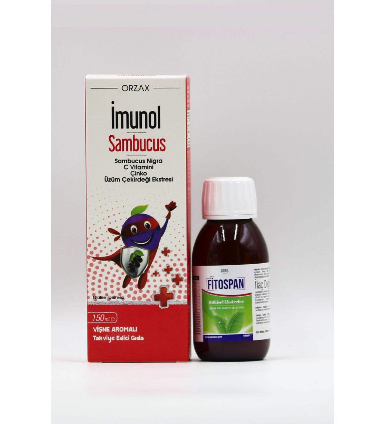 IMUNOL Sambucus Syrup and Fitospan Cough Syrup - Buy Online on GoSupps.com
