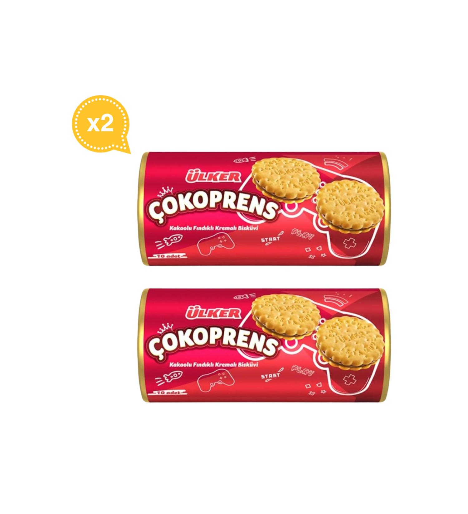 Ulker Cokoprens Biscuit 10x30 gr X 2 PACKS