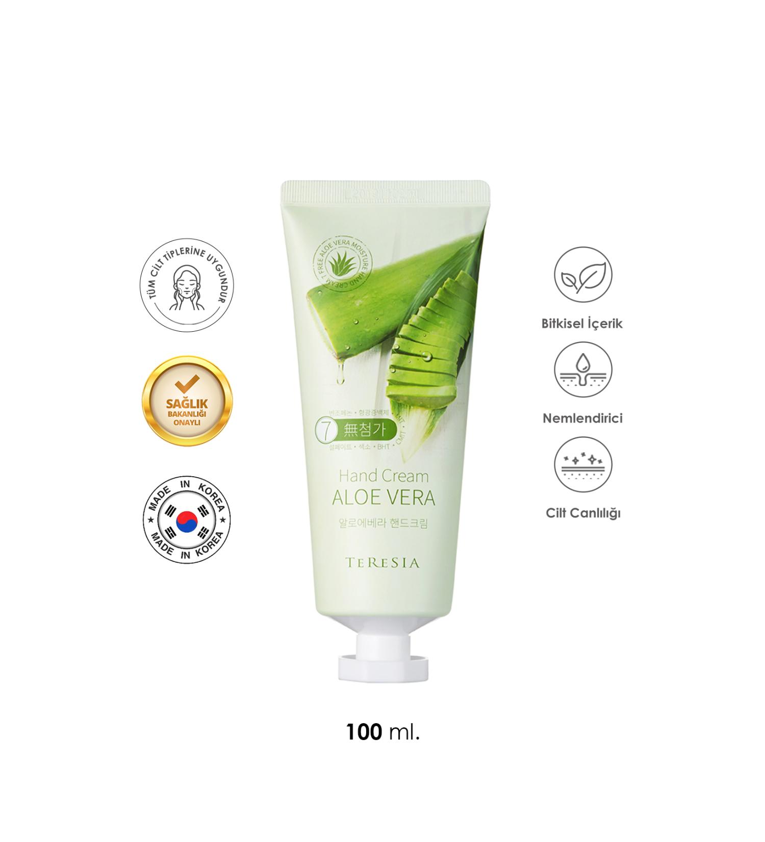 MBL Teresia Soothing Moisturizing Hand Cream with Aloe Vera 100 ml - Buy Online on GoSupps.com
