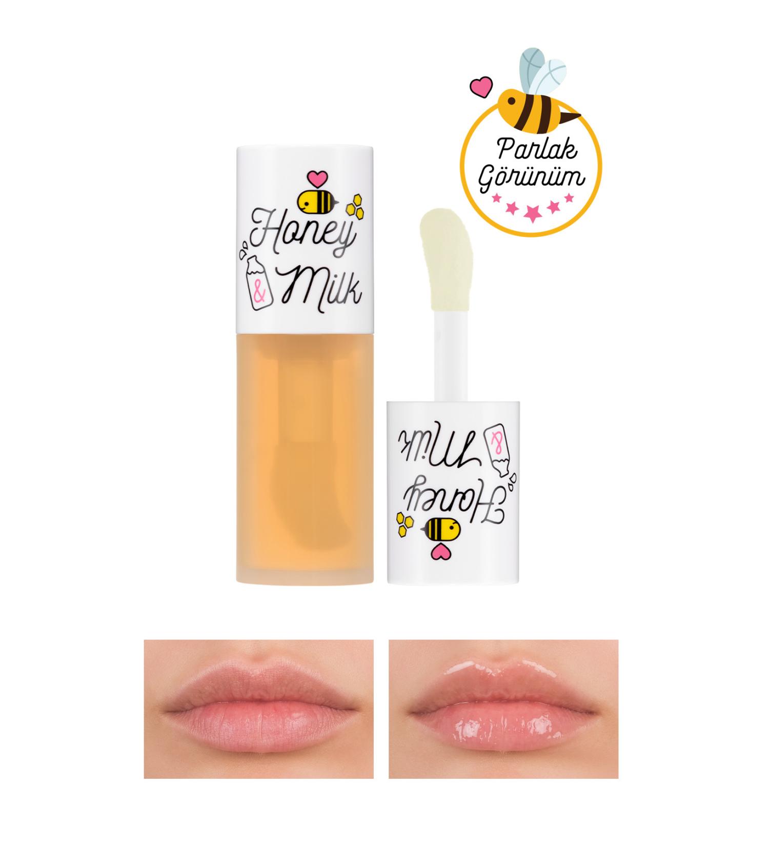 Missha Honey and Milk Essence Nourishing and Moisturizing Lip Care Oil A'pieu Honey & Milk Lip Oil - Buy Online on GoSupps.com