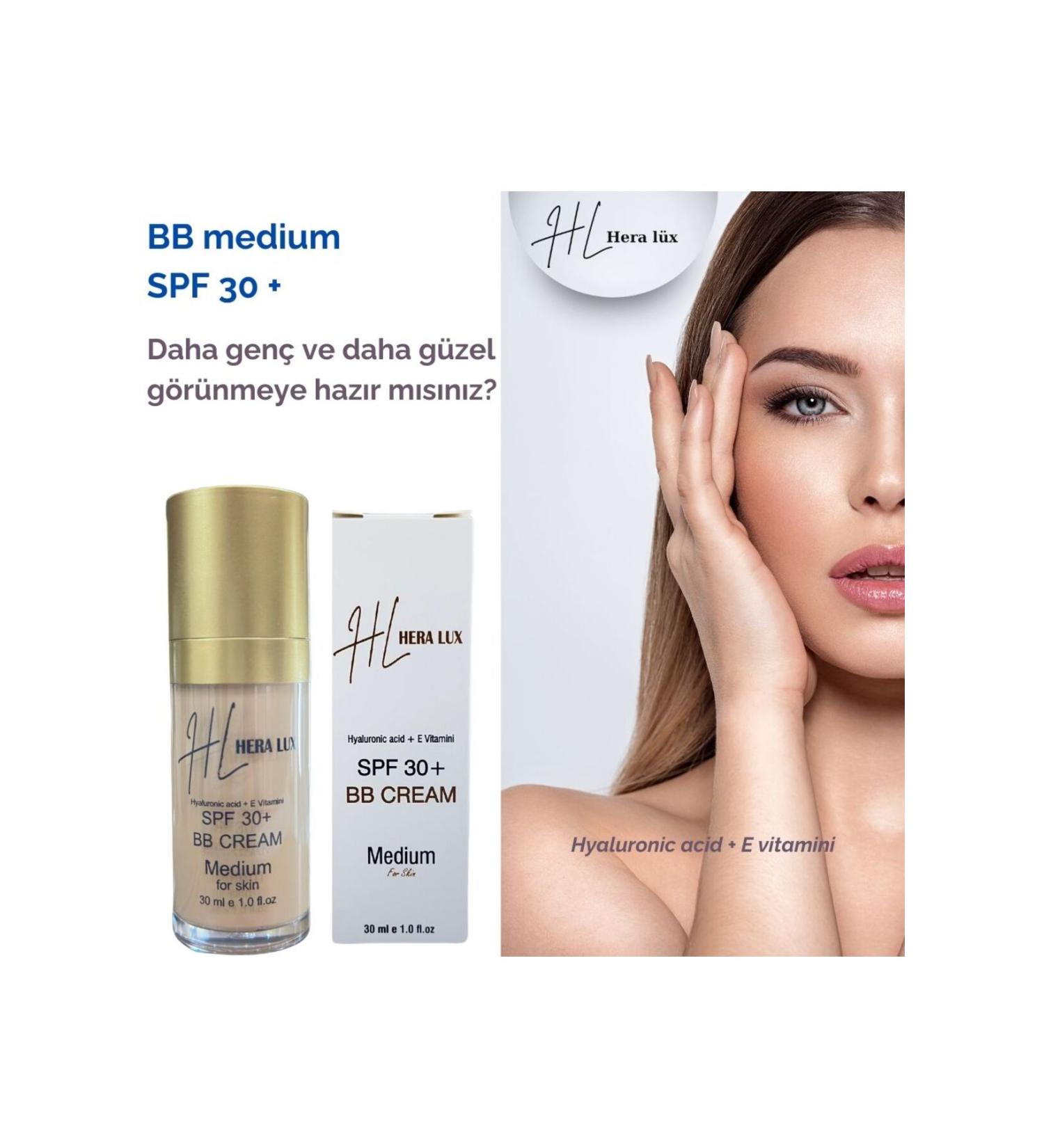 TRN MILANO HERA LUX BB Medium cream waterproof formula does not stain clothes satin finish 30 ML - Buy Online on GoSupps.com