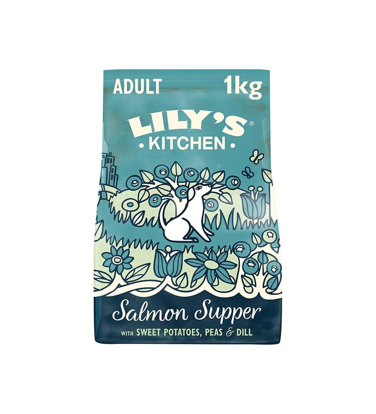 Lily's Kitchen Adult Dog Dry Food (2.5 kg) Salmon Omega-3 Glucosamine and Prebiotic Support