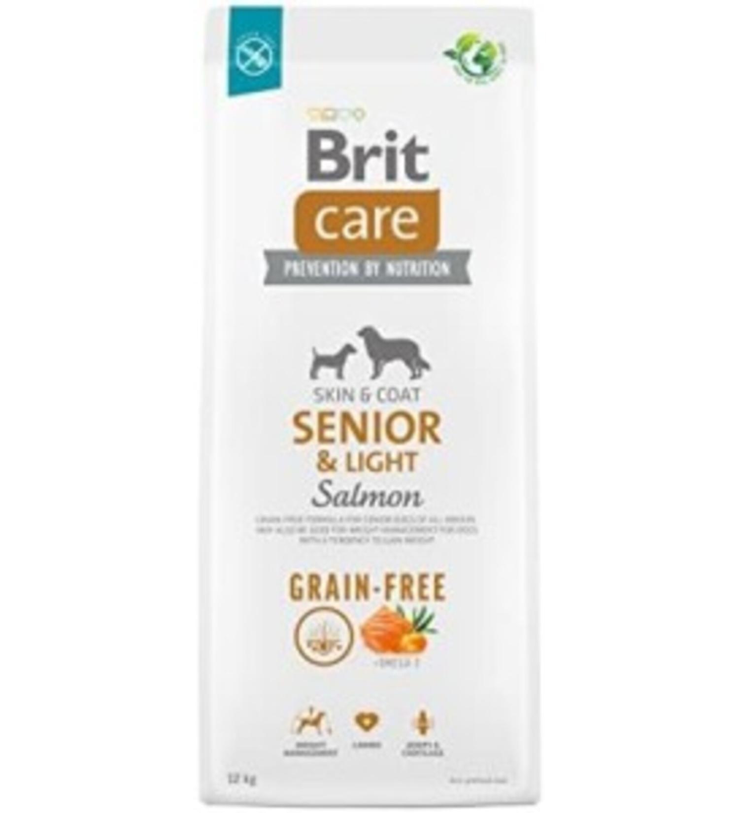 Brit Care Care Senior & Light And Leather - For Older Dogs With Sensitive Hair Grain