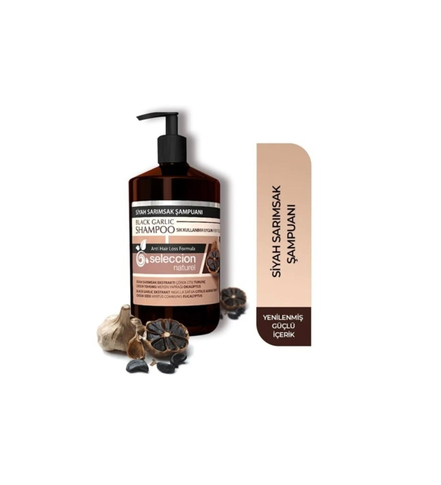 ob Seleccion Naturel 1000ml Shampoo Black Garlic