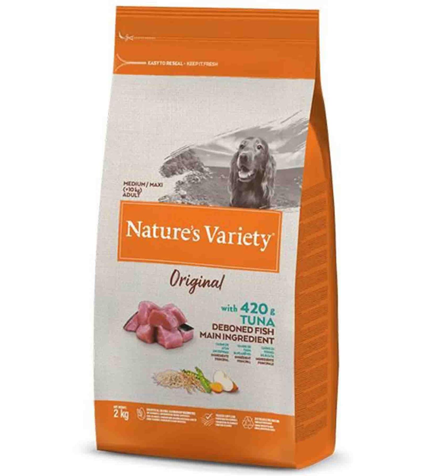 NATURES VARIETY Natures Variety Original Tuna Medium and Large Breed Adult Dog Food 2kg