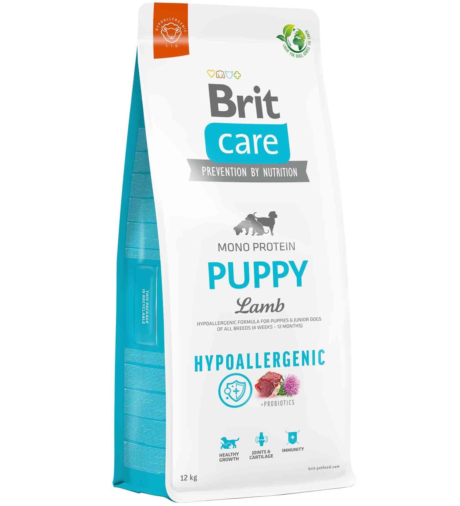 Brit Care Mono Protein Hypoallergenic Lamb Puppy Food 12kg