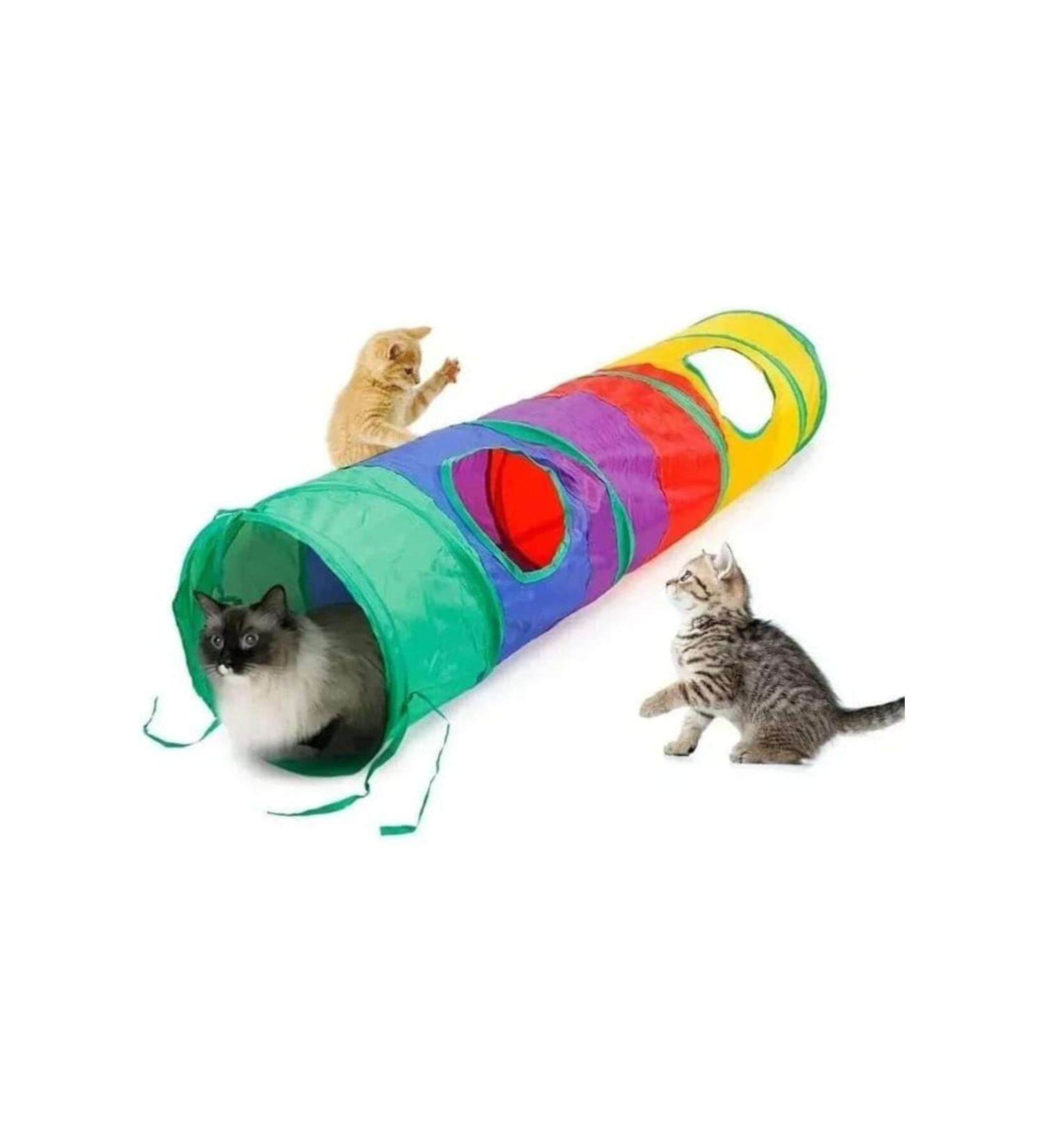 Furlo T NEKE Flat Cat Tunnel Folding Rainbow Long Flat Cat Dog Play Tunnel Pet Play Tunnel