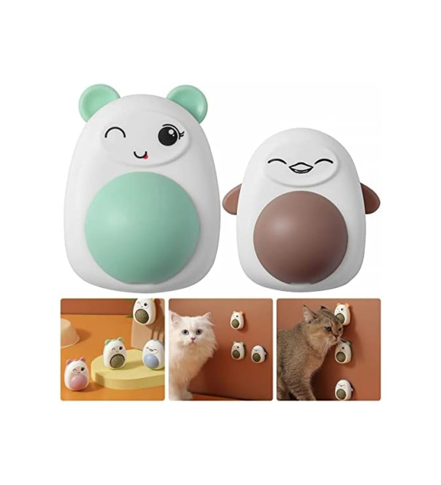 Furlo Robeve Catnip Lick Ball Replaceable Catnip Digestive Soother