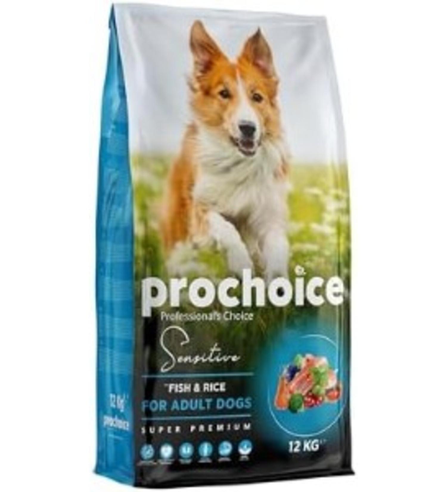 Pro Choice Sensitive For Adult Sensitive Dogs Hypoallergenic Fish And Rice Dry Food 3 Kg - Buy Online on GoSupps.com