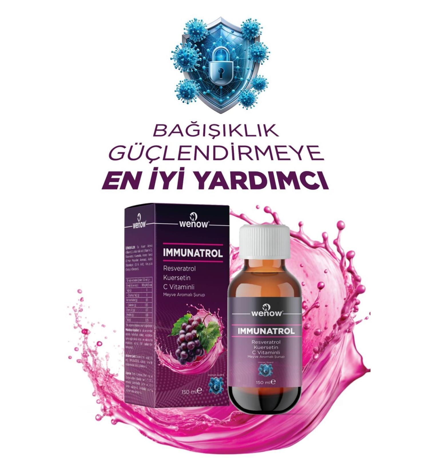 wenow Immunatrol Resveratrol Quercetin Vitamin C Containing Syrup - Buy Online on GoSupps.com