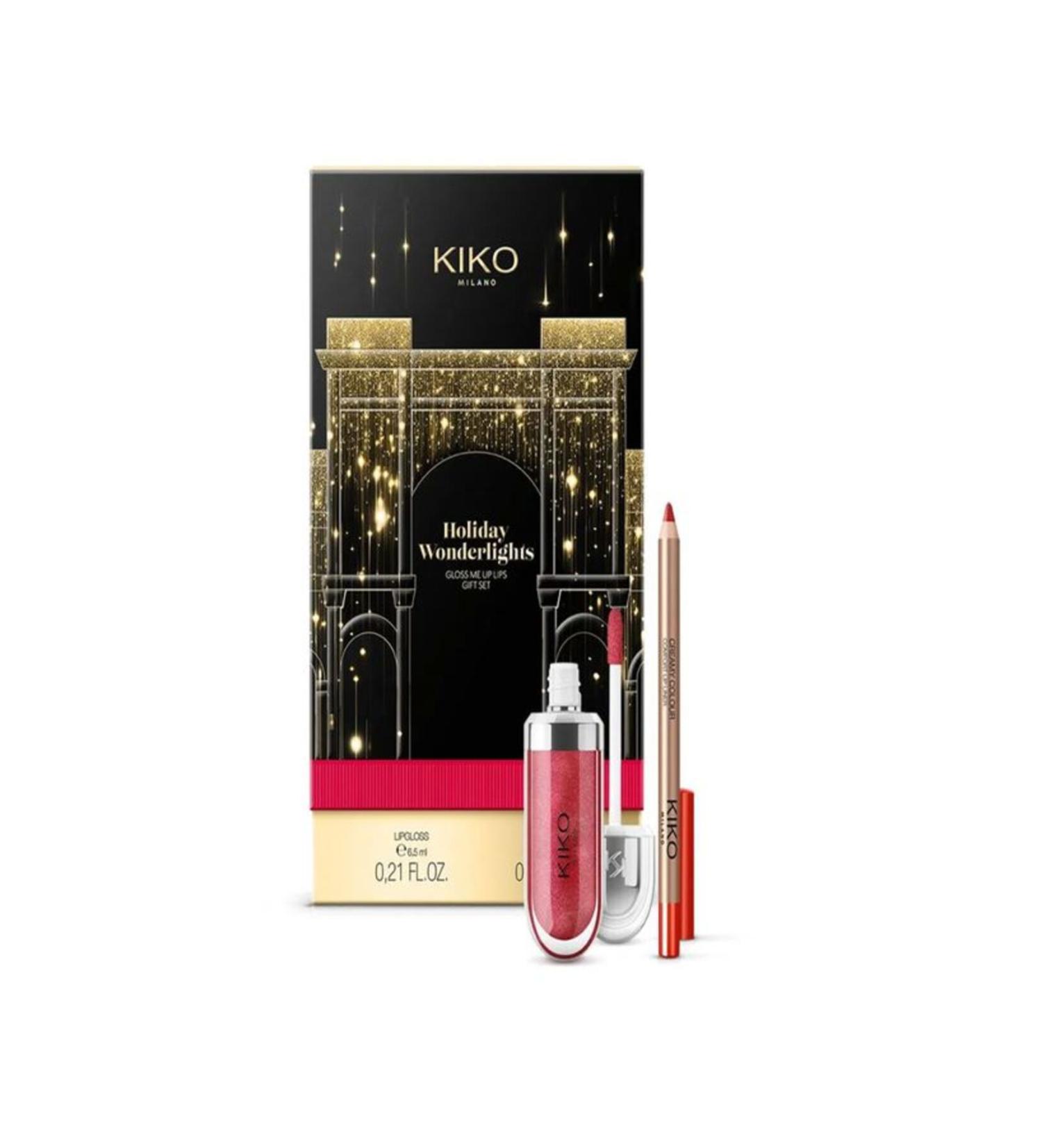 KIKO Holiday Wonderlights Gloss Me Up Lips Gift Set 03 Red Smile - Buy Online on GoSupps.com