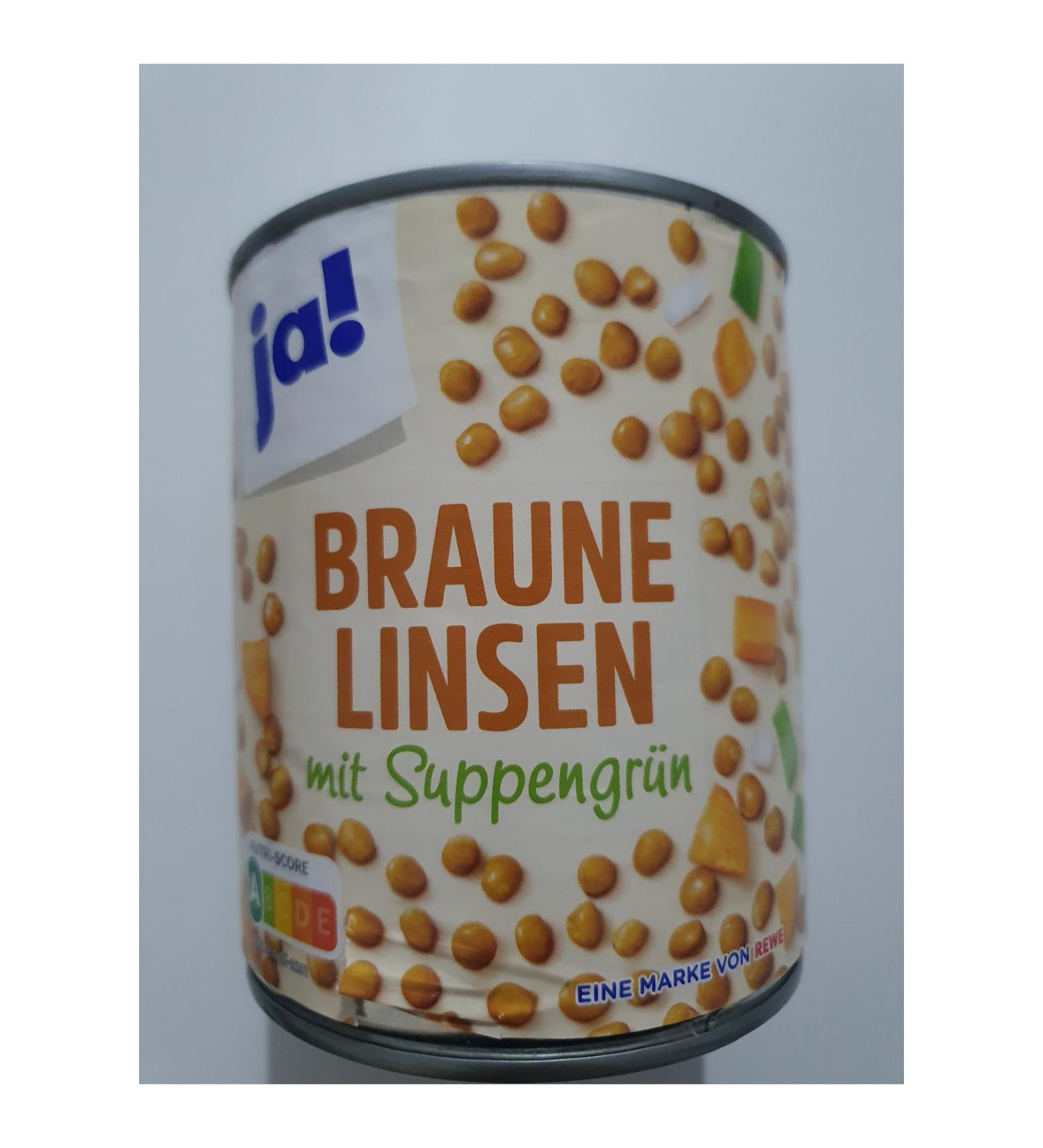 JA BRAUNE L NSEN mit SUPPENGR N