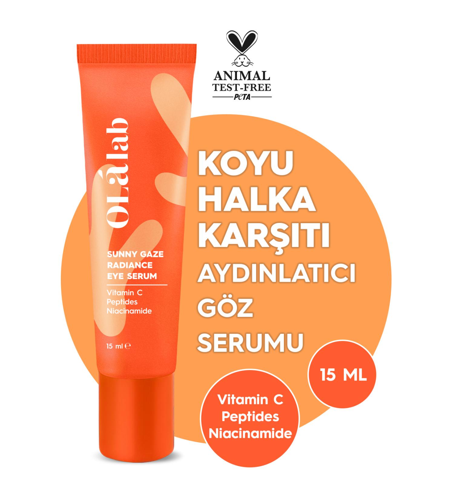 OlaLab Anti-Puffiness Dark Circle Brightening Vitamin C & Peptide Eye Cream 15 ml - Buy Online on GoSupps.com