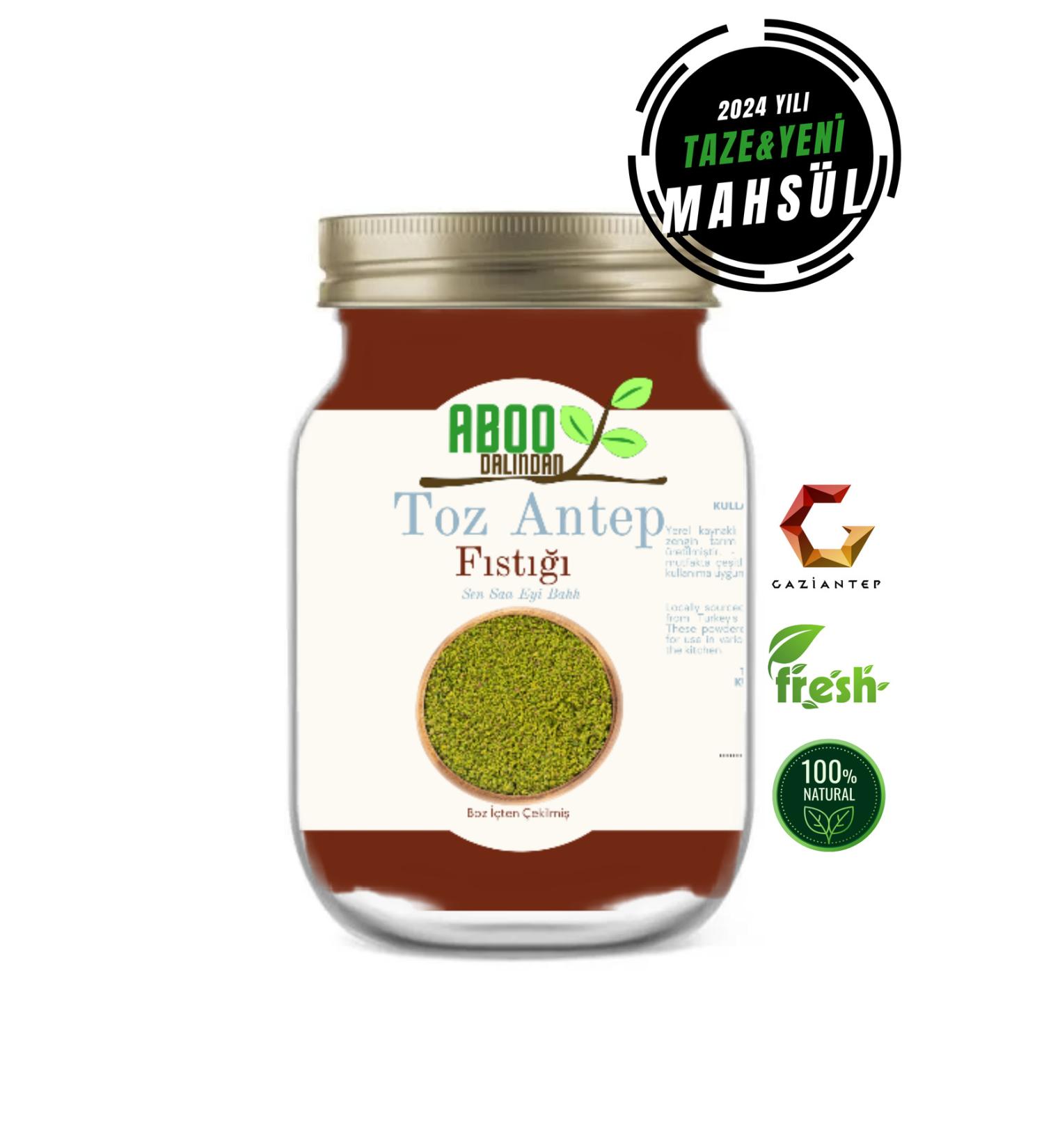 Aboo Powdered Pistachio (Grinded) 100 Gr New Crop Cake Decoration