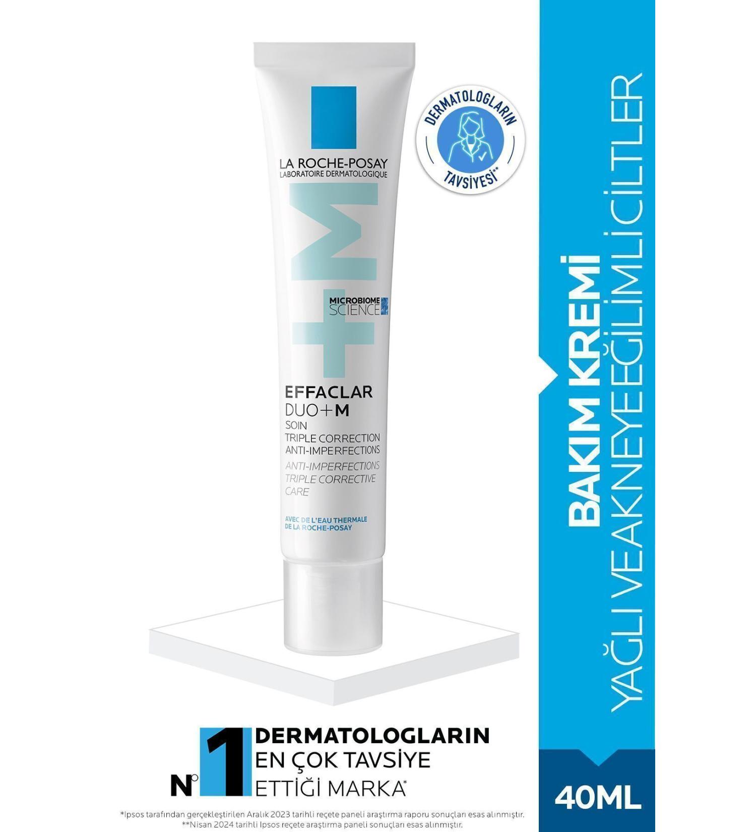 La Roche Posay Moisturizing Mattifying Cream Used As a Makeup Base For Oily Acne-Prone Skin Passi.4749